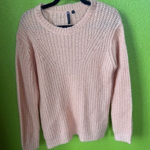 Pink knit sweater